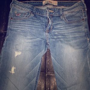 Slightly ripped Hollister jeans